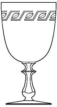 Elegance Clear (Greek Key Design) by Reizart