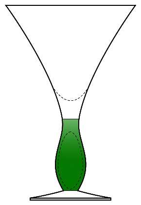 Grande Trumpet Green by Sasaki