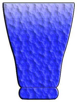 Bedrock (Blue Bowl, Blue Base) by Sasaki