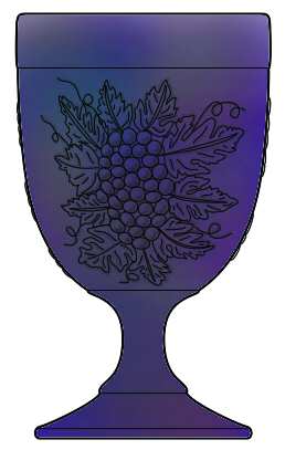 Vintage Amethyst Carnival by Smith Glass 