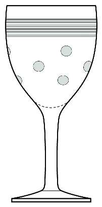 CUT3001 (PLAIN FOOT, SMOOTH STEM) by Standard Glass