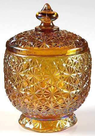 Daisy and Button Gold Carnival by Smith Glass 
