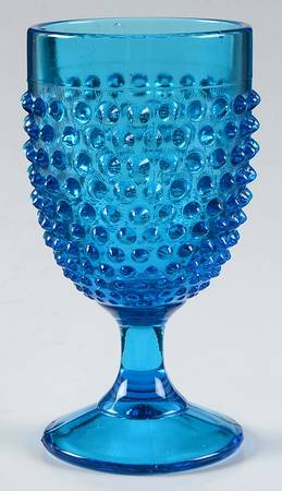 Hobnail Colonial Blue by Smith Glass 
