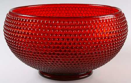 Hobnail Ruby by Smith Glass 
