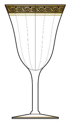 Minton Clear (Stem 14196) by Tiffin-Franciscan
