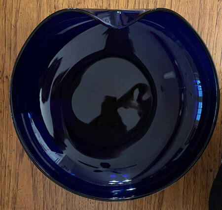 Thumbprint Cobalt Blue by Tiffany