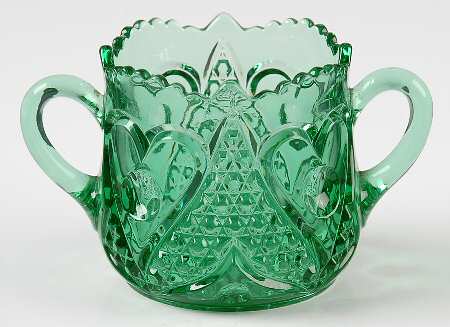 Heart with Thumbprint Green (Emerald) by Tarentum