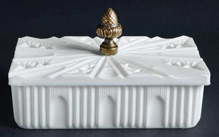 Royal Milk Glass by Tiara