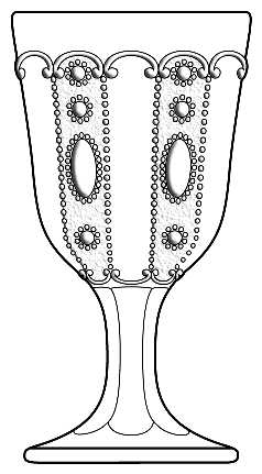 Jewel with Dewdrop by US Glass
