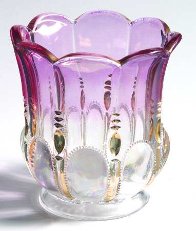 Michigan Rose Flashed by US Glass
