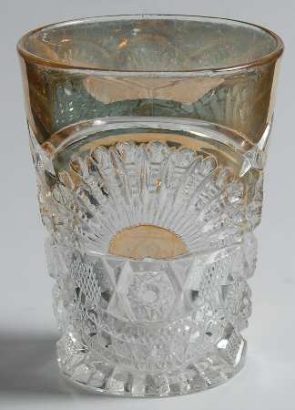 Rising Sun Clear (Gold Trim) by US Glass