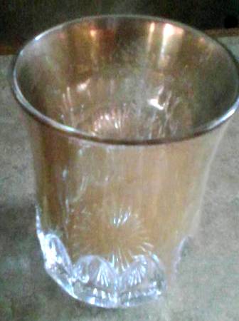 Almond Thumbprint Gold by US Glass