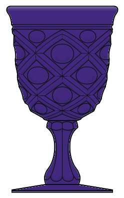 Diamond Thumbprint Amethyst by Viking