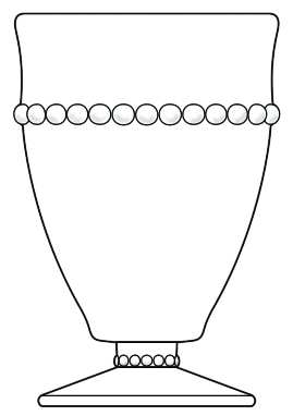Beaded Edge Milk Glass by Westmoreland