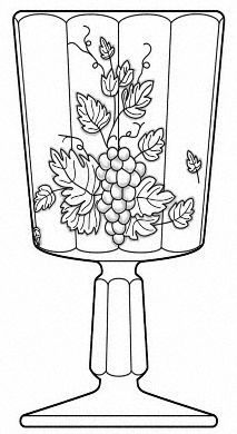 Paneled Grape Milk Glass by Westmoreland