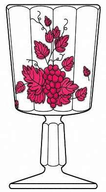 Paneled Grape Ruby Flash by Westmoreland