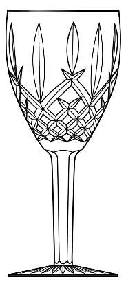 Araglin Platinum by Waterford Crystal