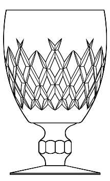 Boyne (Non Cut Foot) by Waterford Crystal