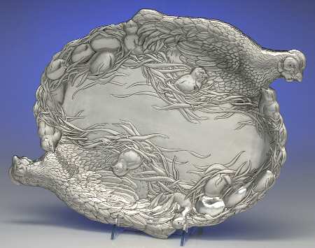 Auc2 (Aluminum, Hollowware) by Arthur Court
