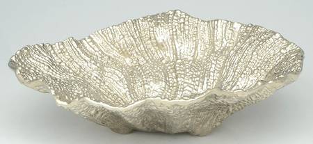 Brain Coral (Nickelplate, Hollowware) by Michael Aram
