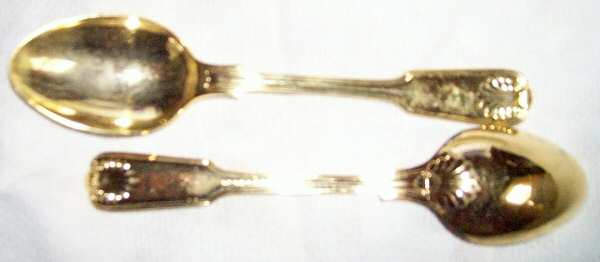 Fiddle Thread and Shell(Gold Elc) by George Butler