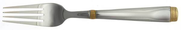 Metro-Gold Accent (Stainless, Gold Accent) by Cambridge Silver
