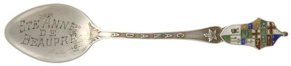 States & Cities Souvenir Spoons (Sterling) by Caron Bros