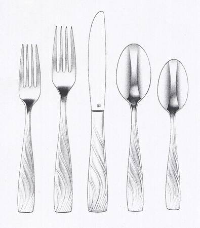 Florence (Stainless) by Cuisinart Flatware