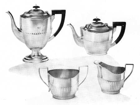 Queen Anne-Fluted (Silverplate, Hollowware) by Ellis-Barker