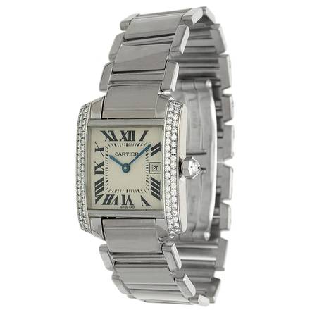 Cartier Tank Francaise Diamond Watch-2