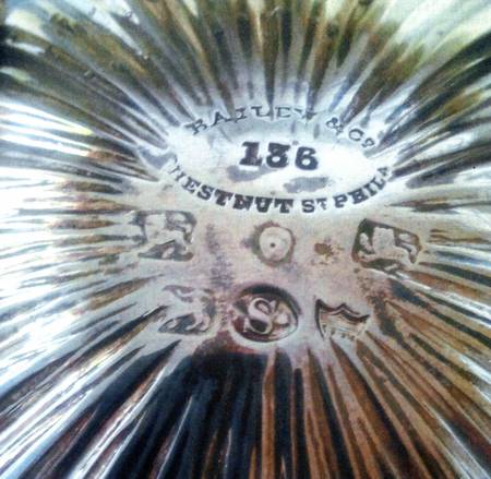 136 (Sterling, Hollowware) by Bailey & Co