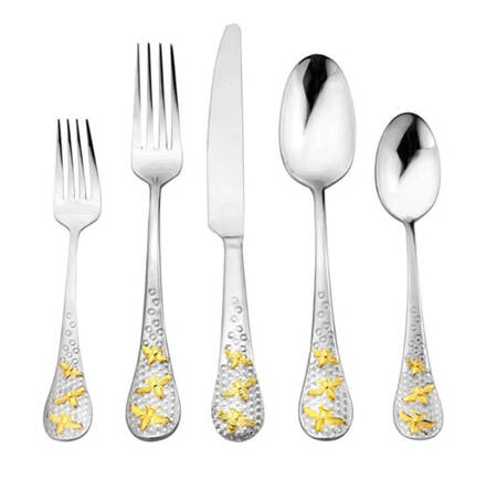 Buzz Gold Accent (Stainless) by Godinger