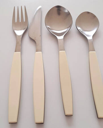 Strata Cream (Stainless) by Georg Jensen (Denmark)