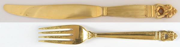Royal Danish-Gold Vermeil (Sterling) by International Silver
