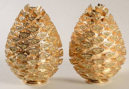 Pinecone (Gold Electroplate, Hollowware) by L'Objet