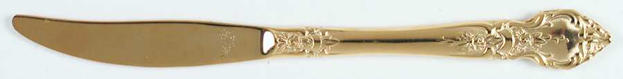 Golden Rose & Leaf (Gold Electroplate) by National Stainless