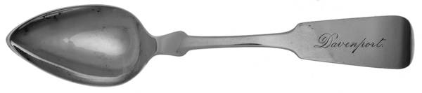 Coin Silver Flatware by Orrin S Dickinson