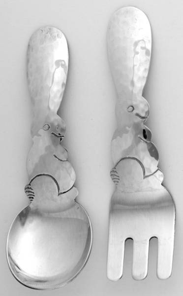 Bunny (Sterling) by Porter Blanchard