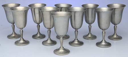 2154 (Pewter, Hollowware) by Preisner