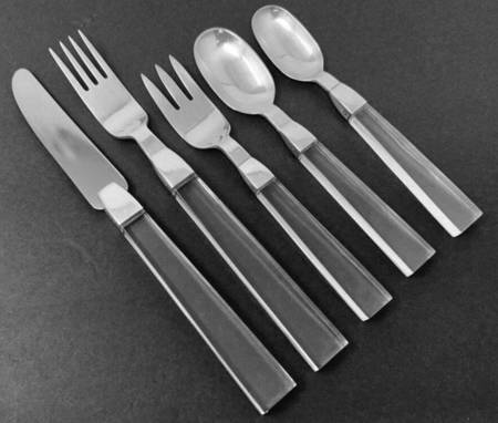 Lucite Handle (Sterling) by Porter Blanchard