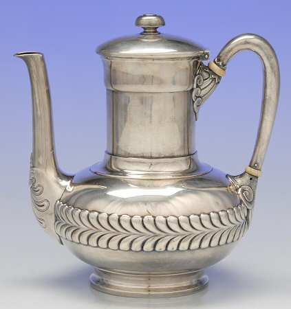 Wave Edge (Sterling, 1884, Laurel, Hollowware) by Tiffany & CO SILVER