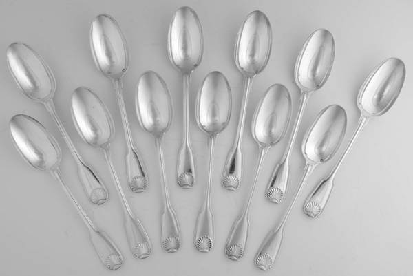France Sterling Flatware by Unknown Mfg Silver