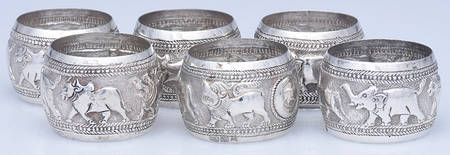 Sterling Napkin Rings by Unknown Manufacturer