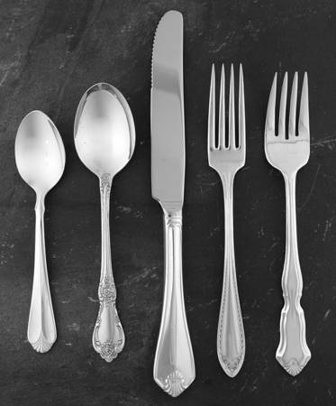 Place & Serving Sets by Various Silverplate Manufacturers