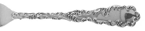 Waverly (Sterling, 1890, Monograms) by Wallace Silver