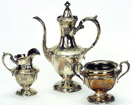 1201 (Sterling, Hollowware) by Wallace Silver