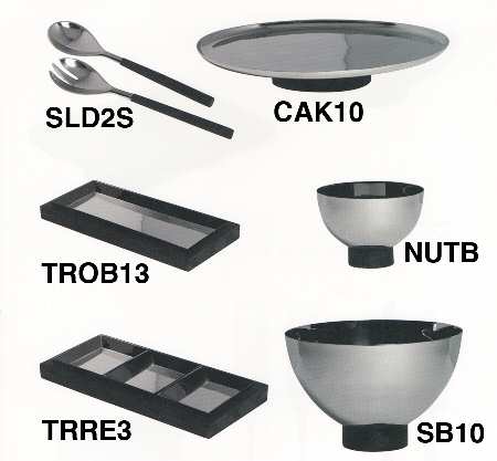 Vera Elements (Stainless, Hollowware) by Wedgwood Silver
