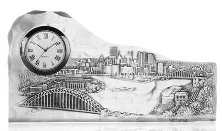 Pittsburgh Cityscape (Metal, Hollowware) by Wendell August