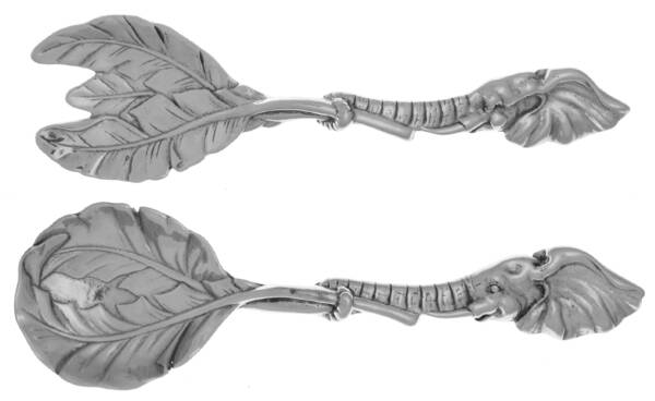 Elephants (Aluminum, Hollowware) by Arthur Court