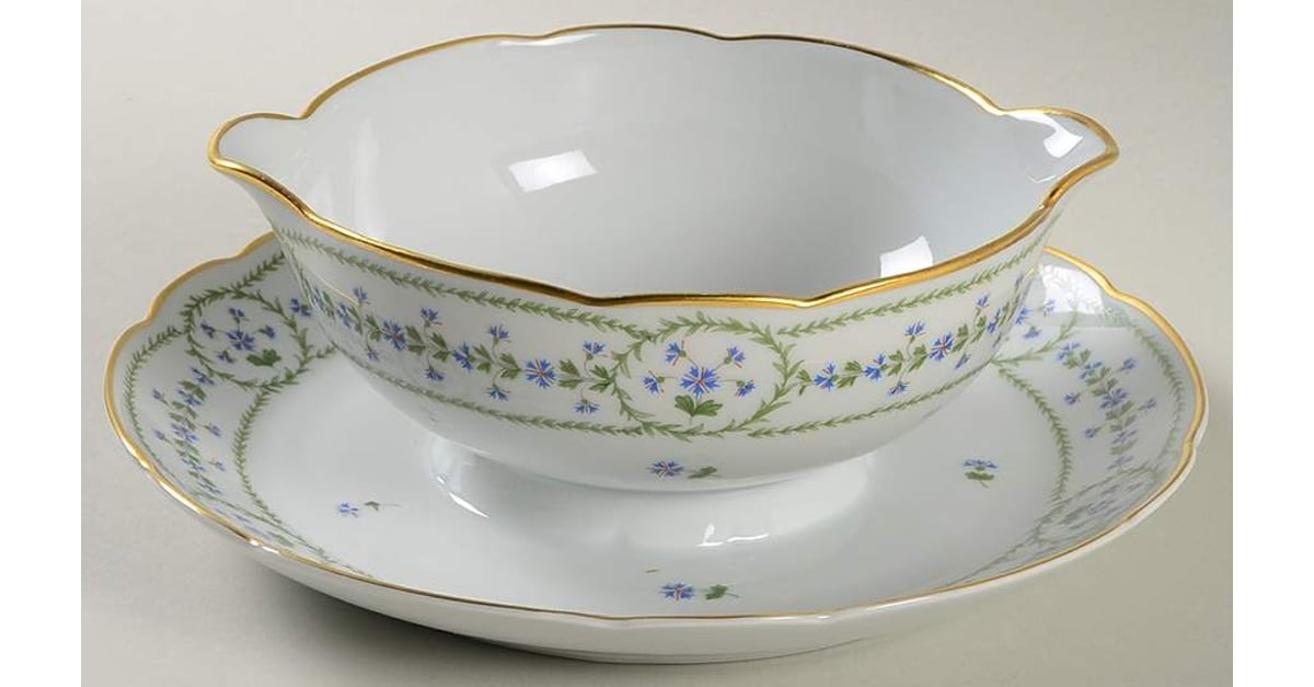 Barbeaux Gravy Boat with Attached Underplate by Bernardaud ...